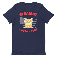 Trucker, Straight Outta Hours GR, Industry Clothing, Unisex t-shirt