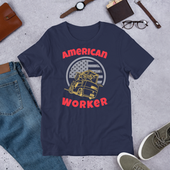 Forklift American Worker GR, Industry Clothing, Unisex t-shirt