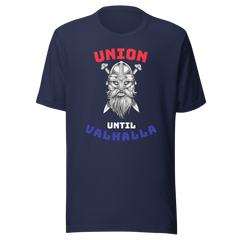 Viking, Union Until Valhalla RWB, Industry Clothing, Unisex t-shirt