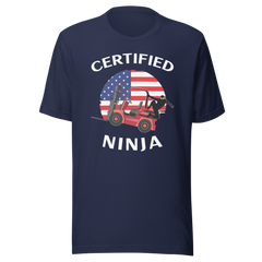 Certified Forklift Ninja FRW Unisex t-shirt