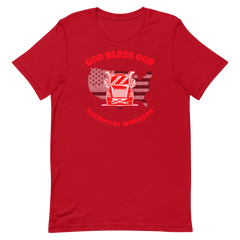 Trucker, God Bless Our Essential Workers R, Industry Clothing