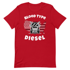 Trucker, Blood Type Diesel W, Industry Cloothing, Unisex t-shirt