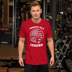 Forklift, I Identify as a Forking Legend W, Industry Clothing, Unisex t-shirt