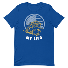 Forklift Fork My Life GW Unisex t-shirt Play on Words