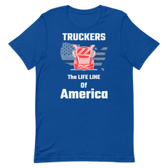 Truckers the Life Line of America RW, Industry Clothing, Unisex t-shirt