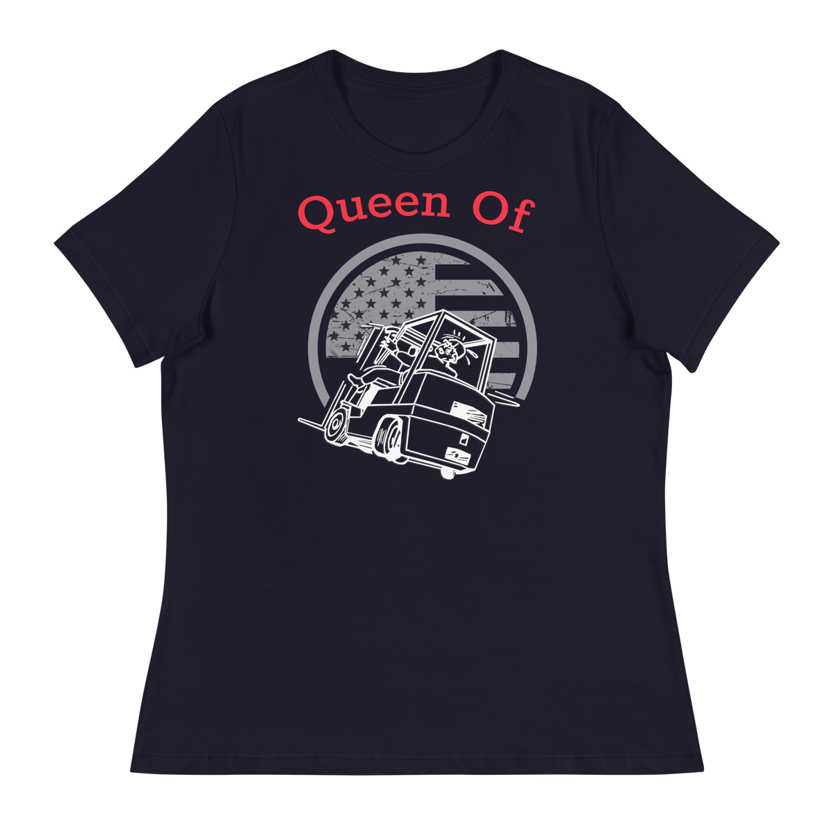 Queen of Forklift WR, Industry Clothing, Women's Relaxed T-Shirt